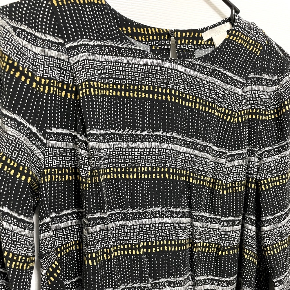H&M printed swing dress